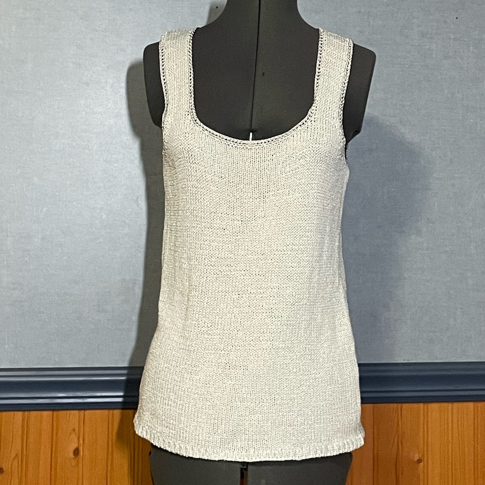 🔥3 for $15 Sale- Chico’s silver sweater tank
